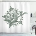 thumbnail image 1 of Ambesonne Guitar Shower Curtain, Rock Star Lifestyle, 69"Wx70"L, Pale Grey White, 1 of 3