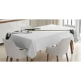 thumbnail image 1 of Ambesonne Guitar Tablecloth Rectangular Table Cover, 4 String Bass Music, 60"x84", Black White Caramel, 1 of 4