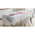 thumbnail image 1 of Ambesonne Guitar Tablecloth Rectangular Table Cover, Tree Butterflies, 60"x90", Multicolor, 1 of 3