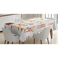 thumbnail image 1 of Ambesonne Gymnastics Tablecloth Rectangular Table Cover, Pommel Horse Ribbon, 60"x84", Multicolor, 1 of 4