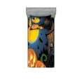 thumbnail image 1 of Ambesonne Halloween Fitted Sheet & Pillow Sham Set, Moon Pumpkin, Twinxl, Multicolor, 1 of 2