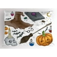 thumbnail image 1 of Ambesonne Halloween Pillow Sham, Pumpkin Skull, 26" X 20", Multicolor, 1 of 2