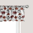 thumbnail image 1 of Ambesonne Halloween Window Valance, Roses Gothic Skull, 54" X 18", Grey, 1 of 5