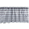 thumbnail image 1 of Ambesonne Harbour Stripe Window Valance, Sketchy Stripes, 54" X 18", Cadet Blue Pale, 1 of 3