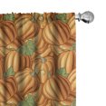 thumbnail image 1 of Ambesonne Harvest Window Curtains, Vibrant Colored Pumkins, Each 28" W x 95" L, Orange Green, 1 of 4