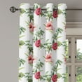 thumbnail image 1 of Ambesonne Hawaii Grommet Curtain Single Panel, Palm Trees Hibiscus, 50"x60", Reseda Green Pale Pink, 1 of 5