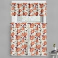 thumbnail image 1 of Ambesonne Hawaii Valance & Curtain, Aloha State Foliage, 55"x24", Orange Ruby Dark Taupe, 1 of 6