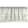thumbnail image 1 of Ambesonne Hawaii Window Valance, Exotic Fruits Pattern, 54" X 12", Yellow and Sea Green, 1 of 3