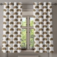 thumbnail image 1 of Ambesonne Hedgehog Grommet Curtain, Cartoon Porcupines, 50" x 54", Caramel Pale Brown White, 1 of 6