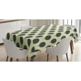thumbnail image 1 of Ambesonne Hedgehog Tablecloth Rectangular Table Cover, Geometric Animals, 60"x90", Dark Taupe Cream, 1 of 4