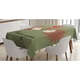thumbnail image 1 of Ambesonne Hedgehog Tablecloth Rectangular Table Cover, Loving Animal Couple, 60"x90", Multicolor, 1 of 4