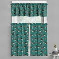 thumbnail image 1 of Ambesonne Hedgehog Valance & Curtain, Forest Life Mushrooms, 55"x24", Multicolor, 1 of 6