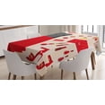 thumbnail image 1 of Ambesonne Heels and Dresses Tablecloth Rectangular Table Cover, Evening Party, 60"x84", Multicolor, 1 of 3