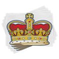 thumbnail image 1 of Ambesonne Heraldry Place Mats Set of 4, Medieval Forms Stones, Standard Size, Ruby Earth Yellow, 1 of 6