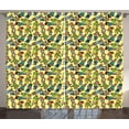 thumbnail image 1 of Ambesonne Hip Hop Curtains 2 Panel Set, Cartoon Boys and Girls, 108" x 108", Multicolor, 1 of 3