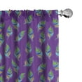 thumbnail image 1 of Ambesonne Hippie Curtains, Multicolored Feathers Art, Pair of 28"x63", Dark Indigo and Sky Blue, 1 of 4