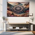 thumbnail image 1 of Ambesonne Hippie Tapestry Wall Hanging, Modern Scandi Blooming Print, 60"x40", Pale Vermilion Multicolor, 1 of 4
