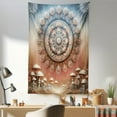 thumbnail image 1 of Ambesonne Hippie Wall Hanging Tapestry, Fantasy Vibes Mushroom Woods, 30"x45", Pale Ruby Blue Grey Ecru, 1 of 3