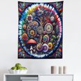 thumbnail image 1 of Ambesonne Hippie Wall Hanging Tapestry, Modern Bohemian Huddles Art, 23"x28", White Blue, 1 of 2