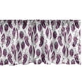 thumbnail image 1 of Ambesonne Hippie Window Valance, Feathers with Geometric Form, 54" X 18", Pale Pink Plum, 1 of 3