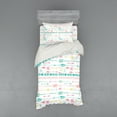 thumbnail image 1 of Ambesonne Hipster Bedding Set 3 Pcs, Pastel Boho Art, Twin, Multicolor, 1 of 3