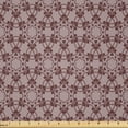thumbnail image 1 of Ambesonne Hipster Fabric by the Yard Microfiber, Scattered Strokes Circles, 3 Yards, Grey Pink Redbrown, 1 of 1