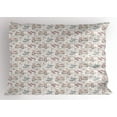 thumbnail image 1 of Ambesonne Hipster Pillow Sham, Grunge Teen Youth Fun, 26" X 20", Multicolor, 1 of 2