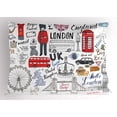 thumbnail image 1 of Ambesonne Hipster Pillow Sham, London Double Decker Bus, 36" X 20", Multicolor, 1 of 2