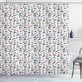 thumbnail image 1 of Ambesonne Hipster Shower Curtain, Teenager Fun Pattern, 69"Wx75"L, Multicolor, 1 of 3