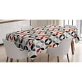 thumbnail image 1 of Ambesonne Hipster Tablecloth Rectangular Table Cover, Boho Ring Forms, 60"x90", Multicolor, 1 of 4
