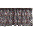 thumbnail image 1 of Ambesonne Hipster Window Valance, Music Theme Instruments, 54" X 18", Multicolor, 1 of 3