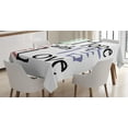 thumbnail image 1 of Ambesonne Hope Tablecloth Rectangular Table Cover, Chinese Faith Love, 60"x90", Multicolor, 1 of 4