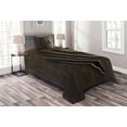 thumbnail image 1 of Ambesonne Horror House Quilted Bedspread Set 2 Pcs, Wild Beast Claws, Twin Size, Brown, 1 of 3