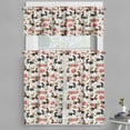 thumbnail image 1 of Ambesonne Horses Valance & Curtain, Abstract Floral Stallion, 55"x30", Multicolor, 1 of 6
