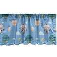 thumbnail image 1 of Ambesonne Hot Air Balloon Window Valance, Air Transport Art, 54" X 12", Multicolor, 1 of 5