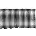thumbnail image 1 of Ambesonne Houndstooth Valance Pack of 2, Classic Black and White, 54"X12", Black and White, 1 of 4