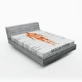 thumbnail image 1 of Ambesonne Human Anatomy Fitted Sheet, Biology Muscle System, Queen Size, Coral, 1 of 2