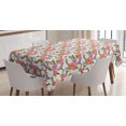 thumbnail image 1 of Ambesonne Hummingbird Tablecloth Rectangular Table Cover, Blossoms on Branches, 60"x84", Multicolor, 1 of 4