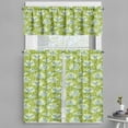 thumbnail image 1 of Ambesonne Hummingbirds Valance & Curtain, Garden Hummingbird, 55"x36", Lime Green Blue Cream, 1 of 6