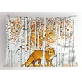 thumbnail image 1 of Ambesonne Hunting Pillow Sham, Fox Autumn Forest, 36" X 20", Orange White Black, 1 of 2
