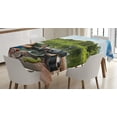 thumbnail image 1 of Ambesonne Hunting Tablecloth Rectangular Table Cover, Fishing Tackle, 52"x70", Multicolor, 1 of 3