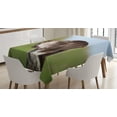 thumbnail image 1 of Ambesonne Hunting Tablecloth Rectangular Table Cover, German Pointer, 60"x84", Multicolor, 1 of 4