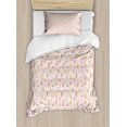 thumbnail image 1 of Ambesonne Ice Cream Duvet Cover Sets, Pastel Flavours Popsicles, 2-Twin, Pink Peach Mustard, 1 of 4