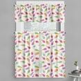 thumbnail image 1 of Ambesonne Ice Cream Valance & Curtain, Cartoon Vibrant Color, 55"x36", Multicolor, 1 of 6