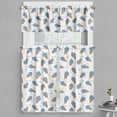 thumbnail image 1 of Ambesonne Ice Cream Valance & Curtain, Cones Summer Flavors Art, 55"x24", Pale Blue Tan and Pale Yellow, 1 of 7