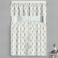thumbnail image 1 of Ambesonne Ice Cream Valance & Curtain, Summer Dairy Dessert, 55"x36", Multicolor, 1 of 6