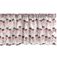 thumbnail image 1 of Ambesonne Ice Cream Window Valance, Chocolate Cherry Popsicle, 42" x 18", Pale Pink Tan, 1 of 3