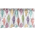 thumbnail image 1 of Ambesonne Ice Cream Window Valance, Colorful Sketchy Drawn, 54" X 18", Multicolor, 1 of 3