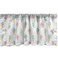 thumbnail image 1 of Ambesonne Ice Cream Window Valance, Summer Dairy Dessert, 54" X 12", Multicolor, 1 of 3