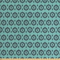 thumbnail image 1 of Ambesonne Ikat Fabric by the Yard Upholstery, Traditional Dots, 3 Yards, Turquoise Grey, 1 of 4